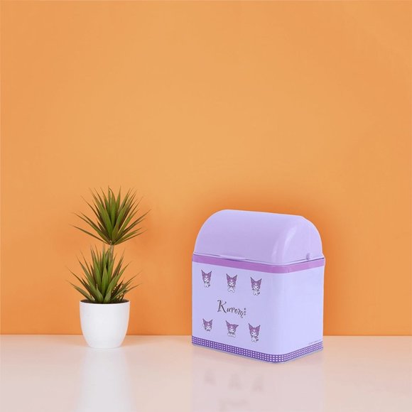 Sanrio Kuromi Mini Desktop Trash can - Picture 3 of 9